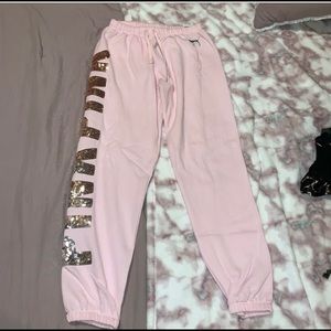 Pink Victoria secret Sweatpants